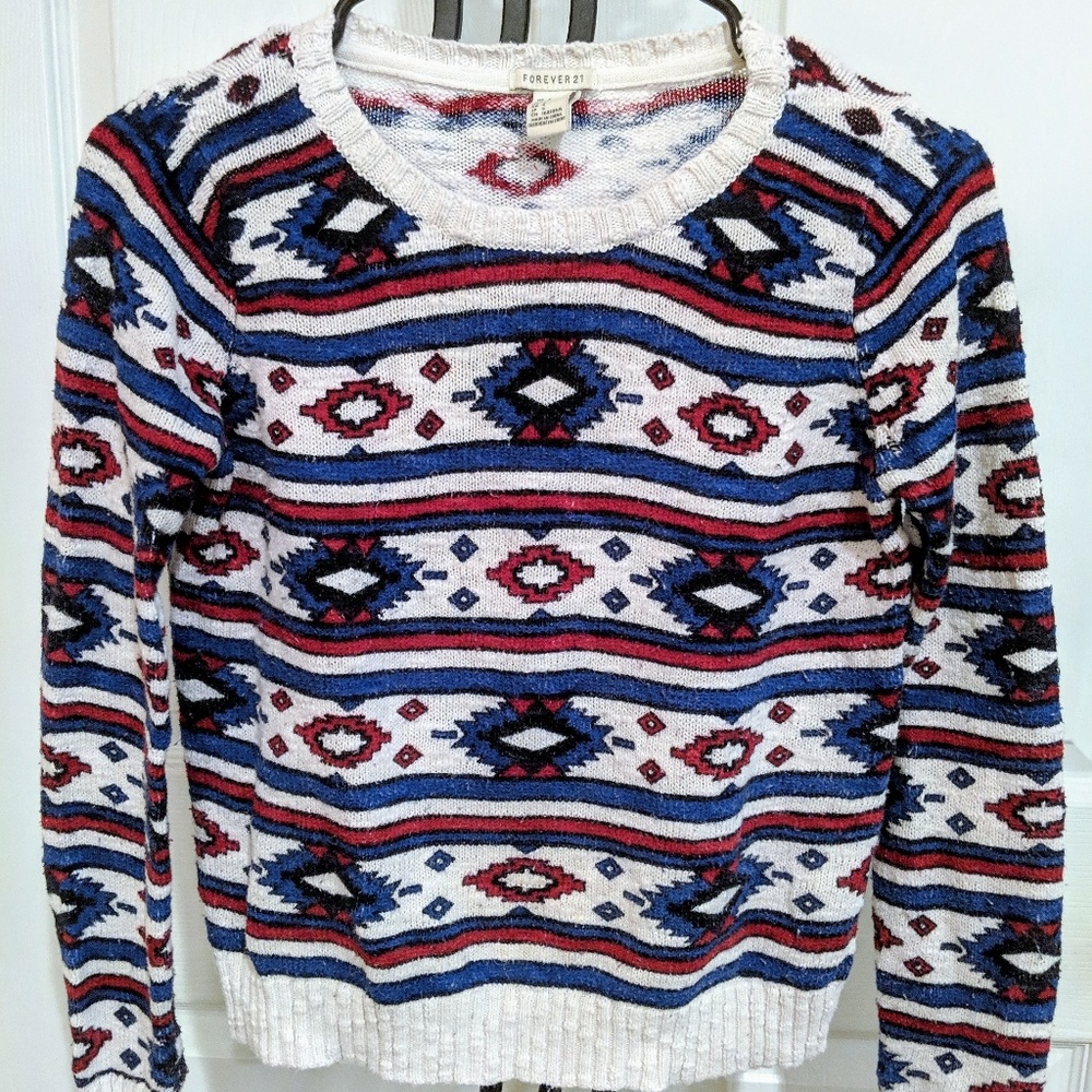 Forever 21 Printed sweater